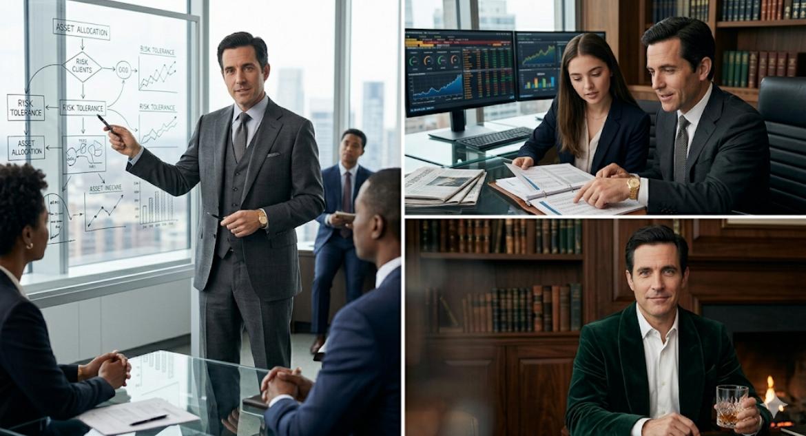 Donald Caldwell advising clients